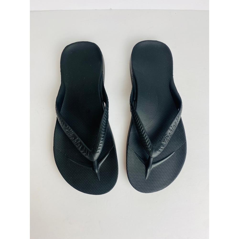 Archies Arch Support Flip Flops Bundle Womens 8 Black Sky Blue Orthotic Sandals - Picture 4 of 8